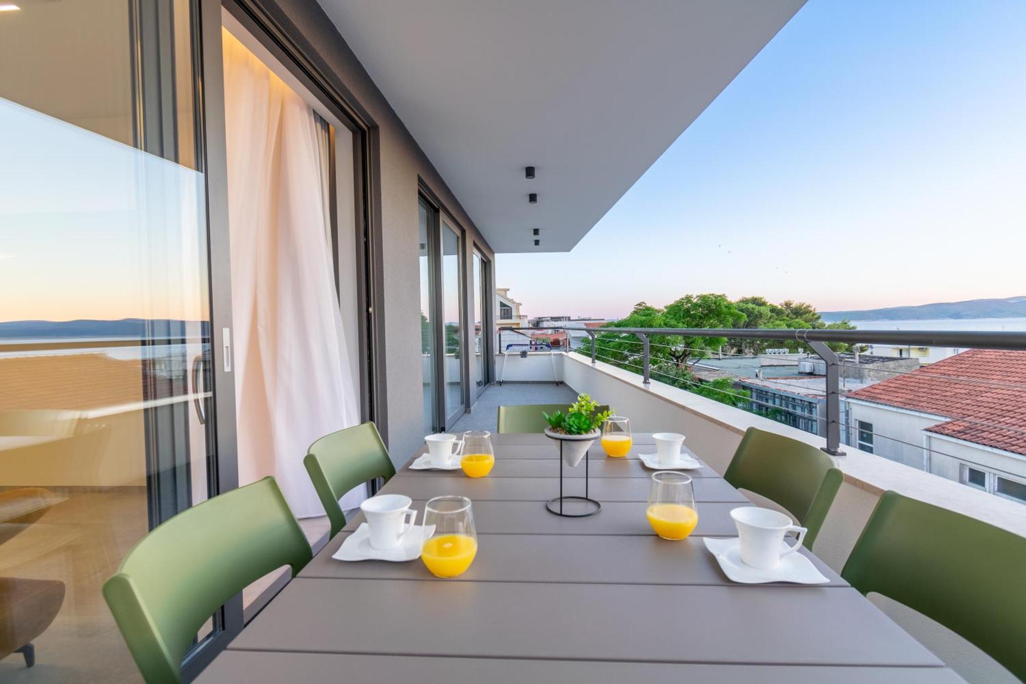 Apartmani Pino Baška Voda Exterior foto